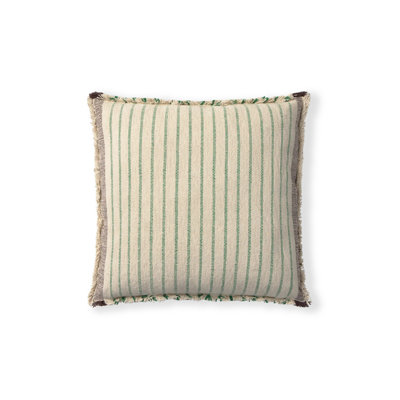 Lignes de coussin carrées vertes