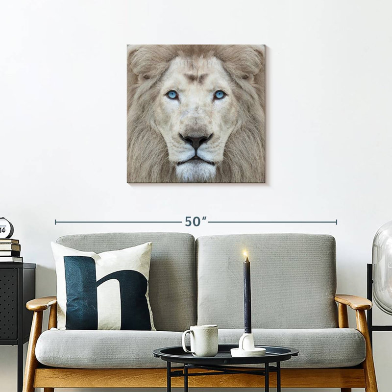 Brampt Exotic Lion, 24" H x 24" W