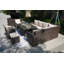 10 - Person Patio Conversation Set with Cushions