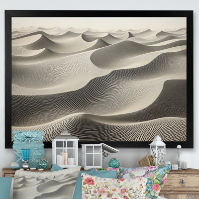 «Gray Saharan Dunes II», reproduction sur toile