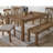 48" Transitional Wood Dining Bench, Driftwood/Natural Oak, Entryway Seating | Gift Idea