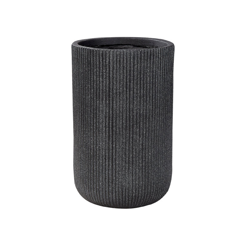 Dancourt Pot Planter, Black, 56cm H x 37cm W x 37cm D