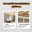 Ebern Designs Polyester Cover Retractable Patio Awning-1583749074-1583749086