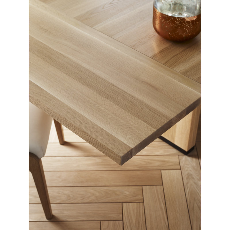Portfolio120 Welland Solid Oak Dining Table, Natural