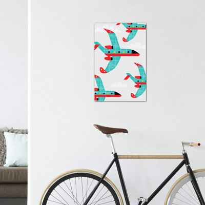 In the Air Planes - impression d'art graphique