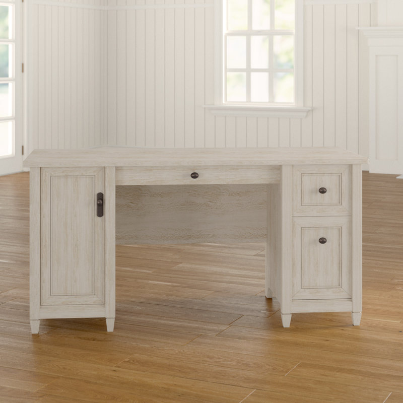 Emmett Solid Wood Base Computer Desk