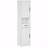 Slim Bathroom Storage Cabinet, Tall Bathroom Cabinet, Linen Tower With Open Shelf, Drawer, Recessed Doors, And Adjustable Shelves, White