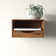 Adeana Poplar Solid Wood Floating Shelf with Drawer