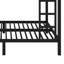 Lit superposé robuste en métal pour adultes, mobilier de chambre peu encombrant