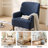 28.7" Upholstered Armchair With Tight Back And Solid Wood Legs（Set Of 2）-2008916835