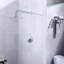 Robinet de douche mural en chrome (valve incluse)