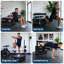 Plateforme élévatrice empilable réglable en mousse pliable 6 po et 12 po pour les séances d'entraînement à domicile
