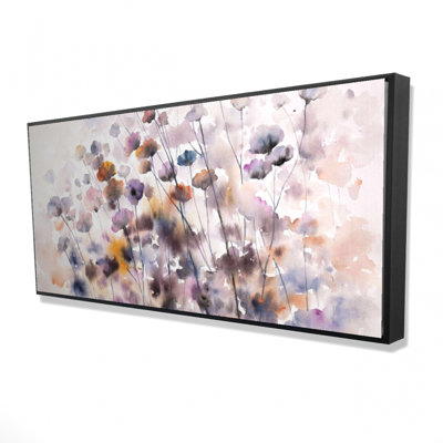 Wildflowers - 24"x48" Framed canvas