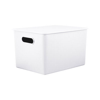 Ribbed Plastic Basket