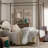 Marinez Upholstered Linen Canopy Bed-2027268468