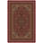 Ottohome Non-Slip Medallion Oriental Area Rug For Living Room, Hallway, Entryway Rug, Dark Red-1878101873