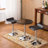 Adjustable Height Bar Table And 2 Chrome Adjustable Swivel Stools Set-1574702951-1560703831-1560703824