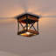 Mini-luminaire semi-encastré 1 lumière Rustic Farmhouse