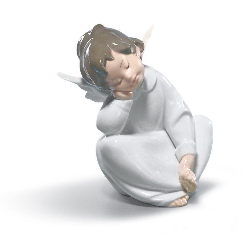 Figurine ange rêveur