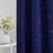 Star Cutout Curtains for Kids' Bedroom, Room Darkening Cute Window Decorative Blackout Curtain Sold as 2 Panels-798449148-798449094
