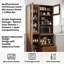 Armoire de cuisine avec support à micro-ondes Farmhouse