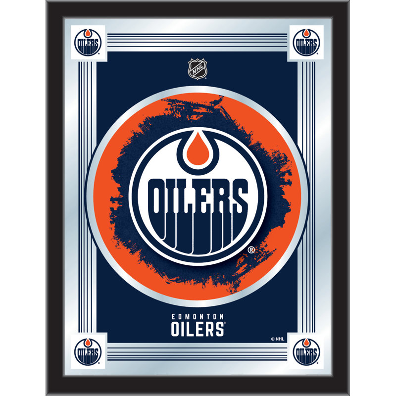 « logo mirror », impression encadrée NHL, Edmonton Oilers