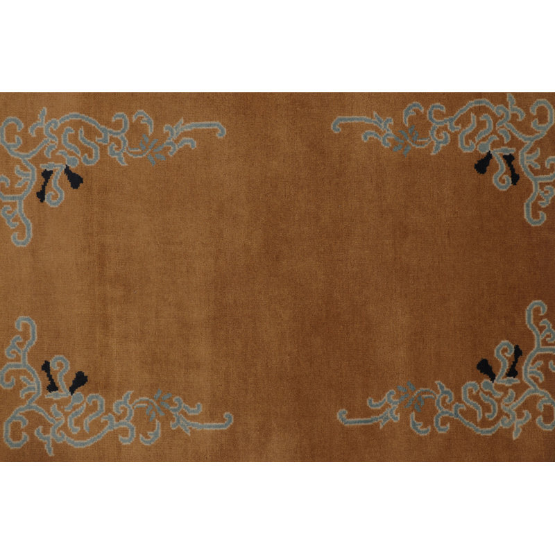 Art Deco Handmade Wool Area Rug