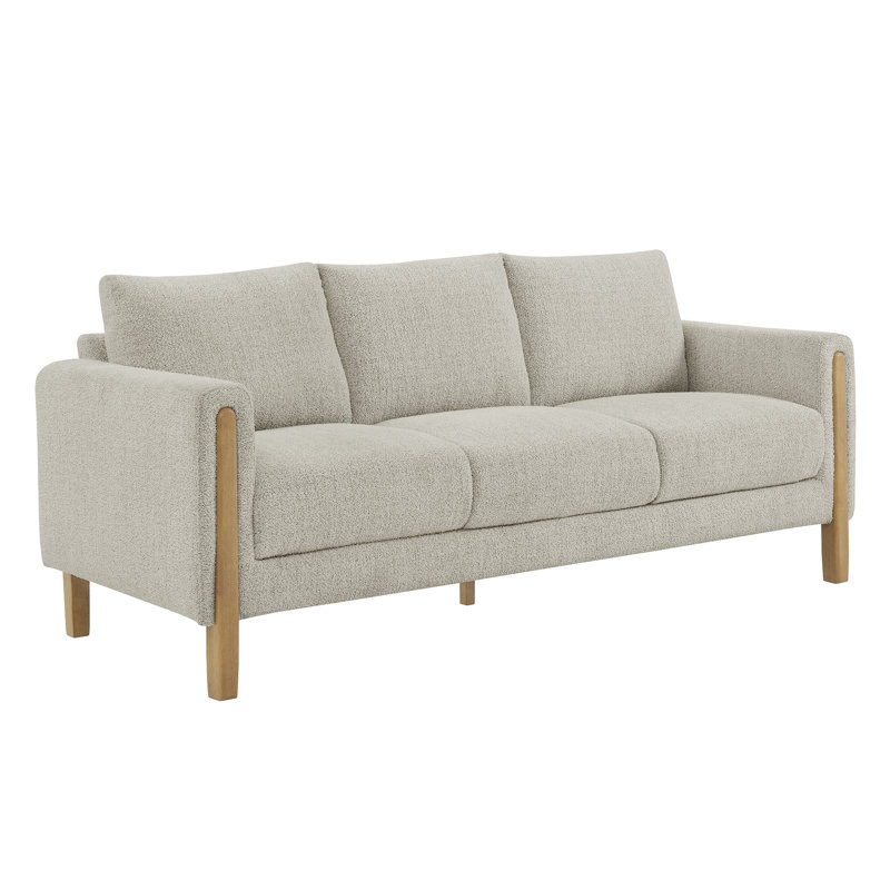 Canapé Hawken Boucle, Hêtre parchemin, Hêtre parchemin