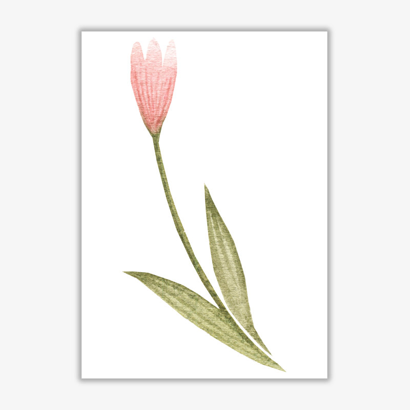 Watercolour Flower 3 - Painting, 85 cm H x 60 cm W x 1 cm D, No Frame