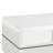 Emerson High Gloss 1-Shelf Rectangular Side End Table