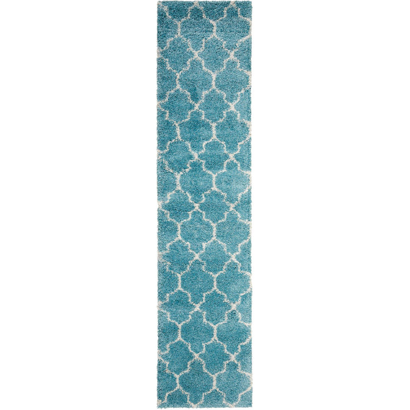 Bertrande Performance Geometric Indoor Rug, Runner 2'2" x 10'