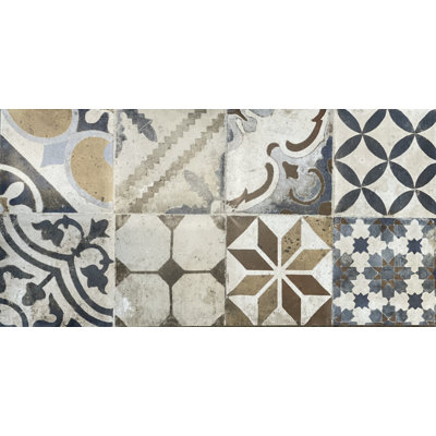 Verona 12" x 24" Ceramic Patterned Wall & Floor Tile