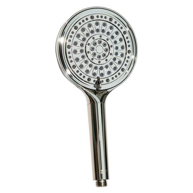 Douche à main 6 fonctions Kingston, Nickel poli
