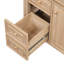 Meuble-lavabo de 30 po avec lavabo, armoire en bois massif et panneau de fibres à densité moyenne, tiroir rabattable, 2 tiroirs à fermeture en douceur, 1 porte à fermeture en douceur, poignées en bois élégantes-428686706-428686707