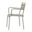 Pendry Powder Coated Steel Outdoor Stacking Dining Armchair-1756572112