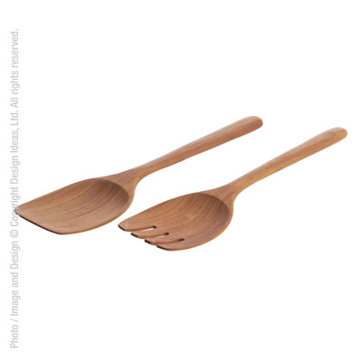 Couverts à salade en bois Galina