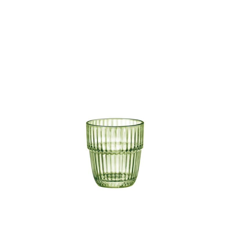 10 oz. Ensemble de 6 verres à boire empilables Rocks, Vert