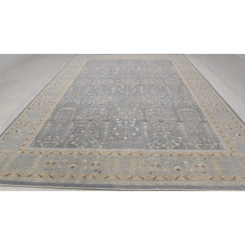 Transitional One-of-a-Kind Rectangle 10'1" X 13'8" Hand Knotted Area Rug