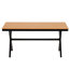 Table moderne avec table en bois et plastique pour chaises d'alpinisme-255461918