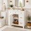 Freestanding Standard With Ceramic Top