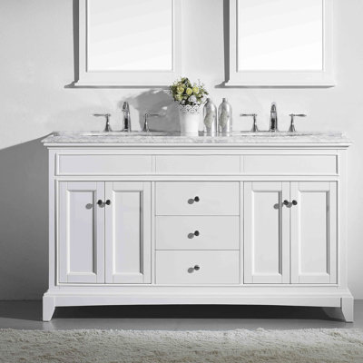 Ensemble de meuble-lavabo double 72 po Elite Stamford