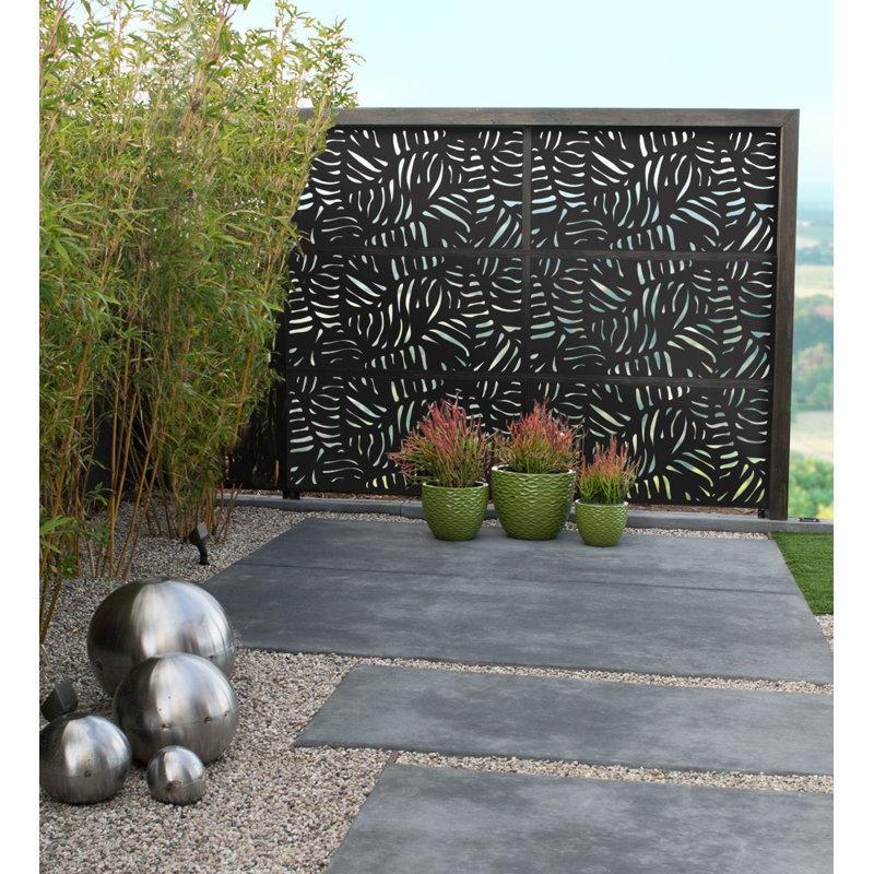 Clôture en composite H 6 pi x l 3 pi , Anthracite