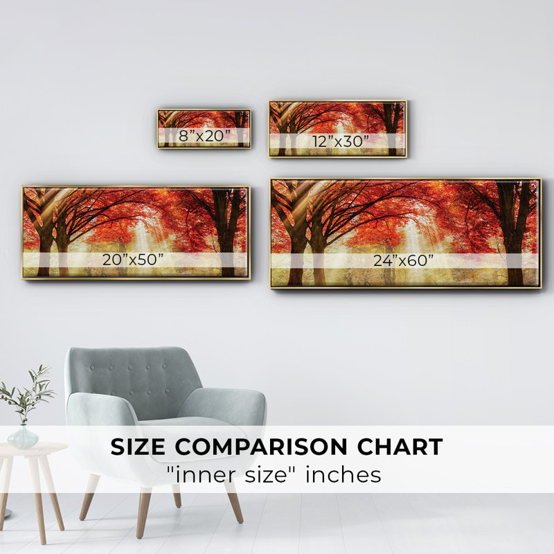 Everland - toile encadrée, H 20 po x l 50 po