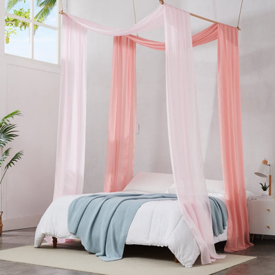  Chiffon Ties Bed Canopy