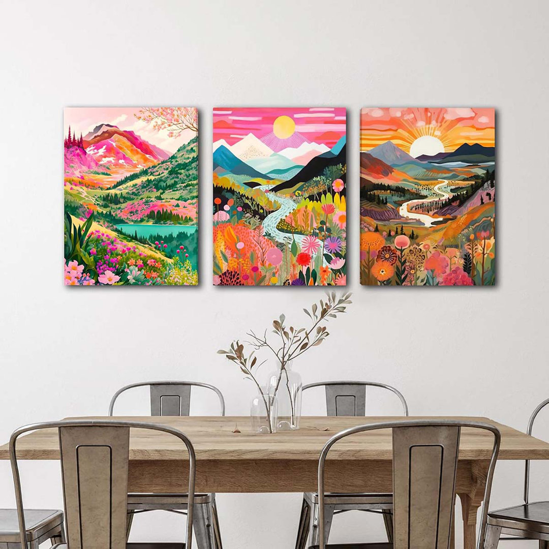 60*40,Canvas Wall Art Boho Floral Painting Picture Wall Decor Abstract Nature.