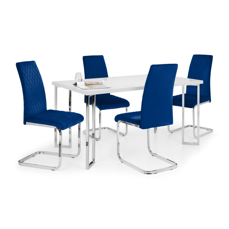 Savana Upholstered Dining Chair, Blue