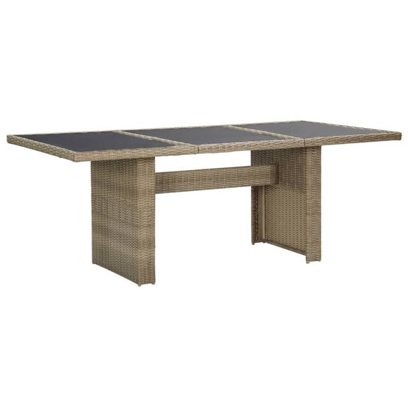 Table de salle à manger Avianca, gris, Beige