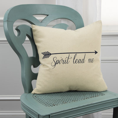 Housse et insert de coussin carré en coton Inked Collection