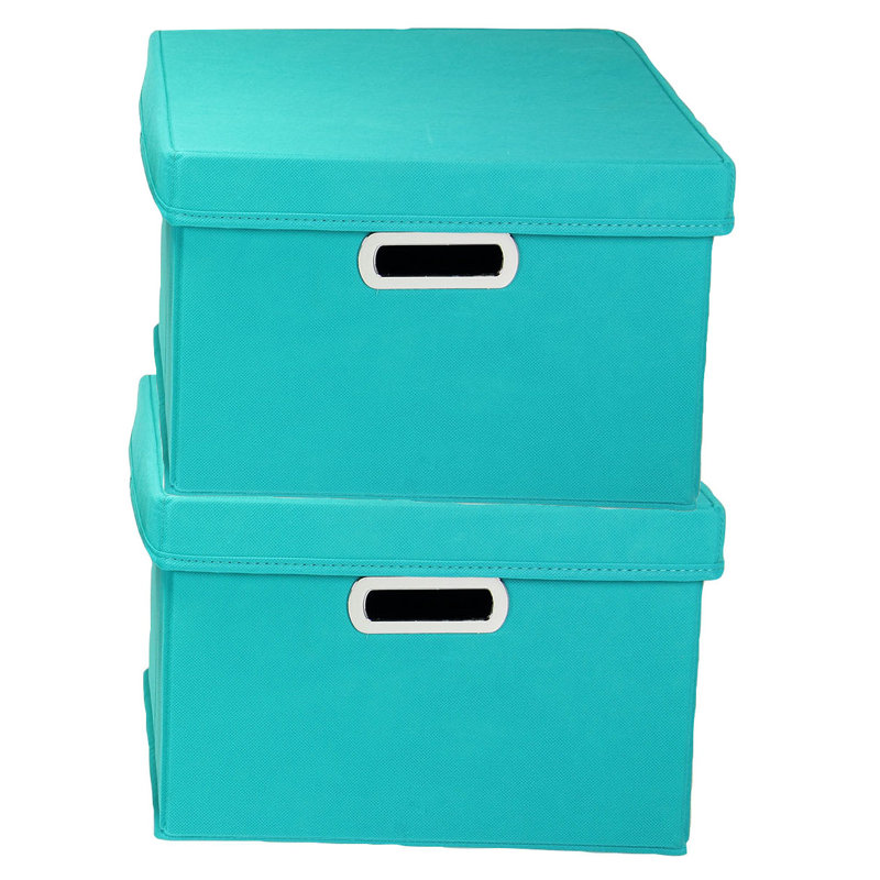 Coffre à dîner avec protège-feutre, Turquoise