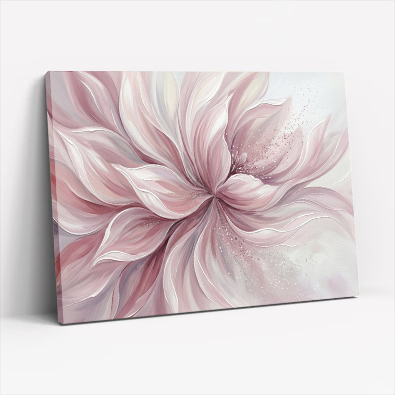 Art floral, art mural sur toile, ensemble de 1, H 18 po x l 24 po, Toile tendue